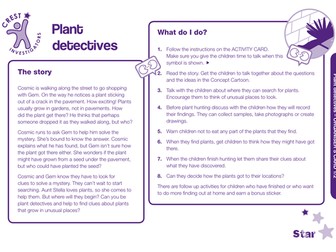 Plant Detectives Star activity