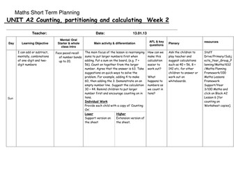 Year 3 Maths Block A Unit 2; addition, subtraction