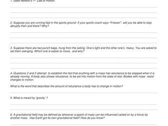 AS Physics Revision Mechanics