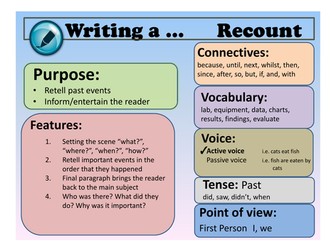Writing Frames to Support Extended Writing for Sci