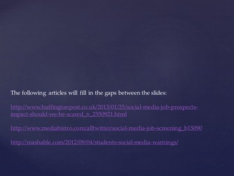 Social Networking and protecting your reputation