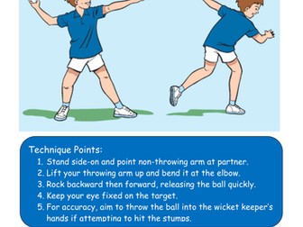 Cricket Technique cards