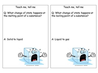 Changing State - Teach me, tell me cards