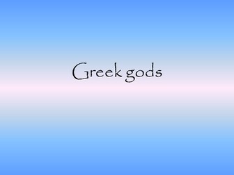 Greek Gods