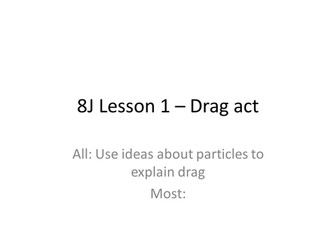 Starter activity on Drag