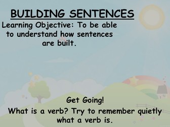 Building Sentences