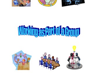 Working as Part of a Group PSD Entry 2