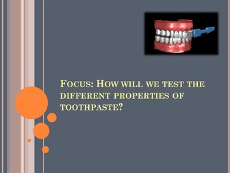 Toothpaste Investigation
