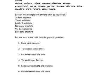 Italian - the recent past