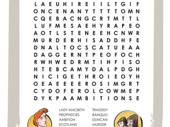 Wordsearch: Macbeth