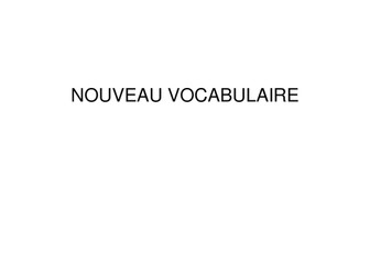 French - Hair, colours, clothes, vocabulary