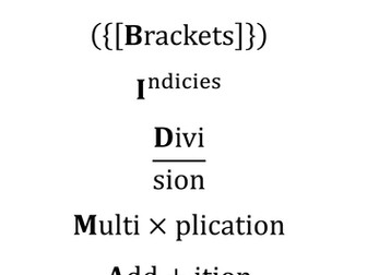 Maths Formula and Vocabulary Posters