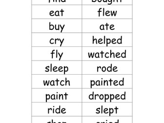 Past Tense verbs