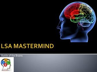 Mastermind Quiz; general knowledge