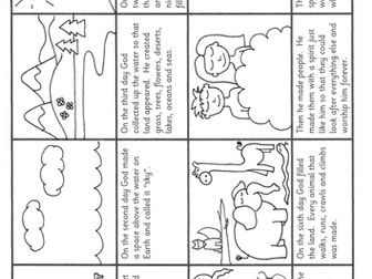 The Creation Story storyboards