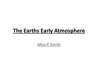 Earth's Early Atmosphere