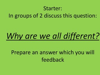 Genes, inheritance and punnett squares