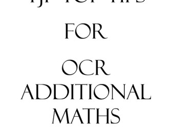 OCR FSMQ Additional Mathematics Revision Guide