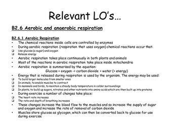 AQA Biology B2 Revision Resources