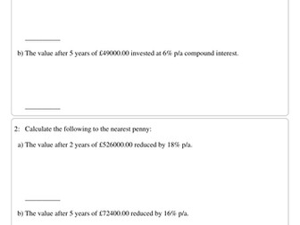 Percentages practice questions + solutions