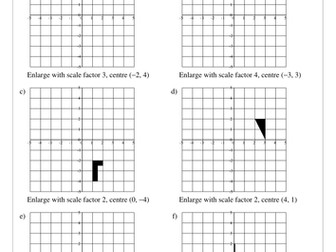 Transformations practice questions + solutions