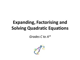 Expanding, Factorising and Solving Quadratics