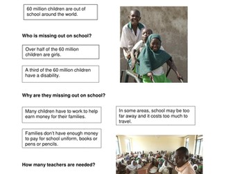 Education for all - children around the world KS2