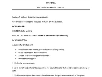 AQA pre release  'mock' papers