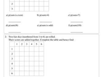 Listing Outcomes practice questions + solutions