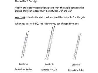 Which Ladder? Inverse Sine Investigation