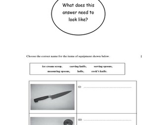 wjec catering exam technique