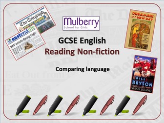 AQA Language Unit 1 - Comparing Language (Q4)