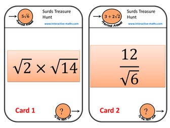Surds Treasure Hunt