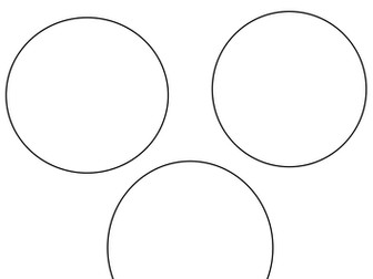 Primary colours blank template