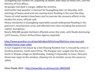 Chinese Floods 2013