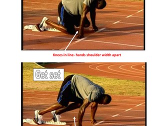 Usain Bolt sprint start and technique