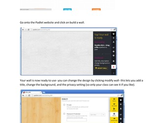 Padlet tutorial for ipad use in school