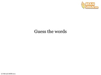 Bread: Guess the word game
