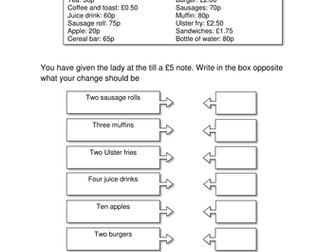 Spending at the Canteen