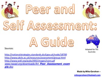 The Peer- and Self-Assessment Guides