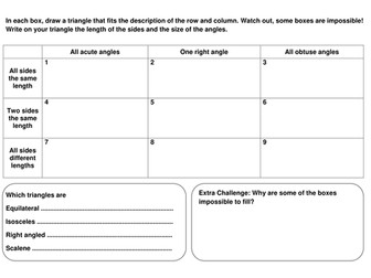 Classifying Triangles