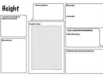 Variation investigation scaffolded write up