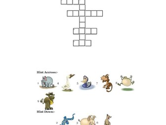 animal crossword
