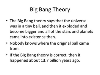 theories of the universe