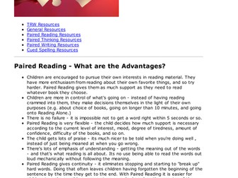 Paired reading: What are the advantages?