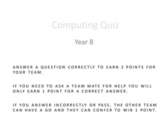 Introduction to computing quiz