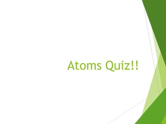 Atoms Quiz