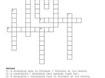 Revision for OCR Add App Sci - B2 -crossword etc