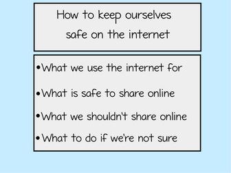 Online Internet Safety Lesson Plan and Resources