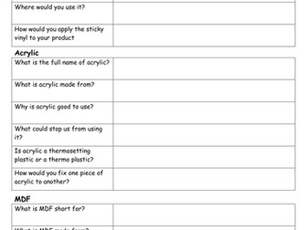 Year 7 Desk Tidy Project